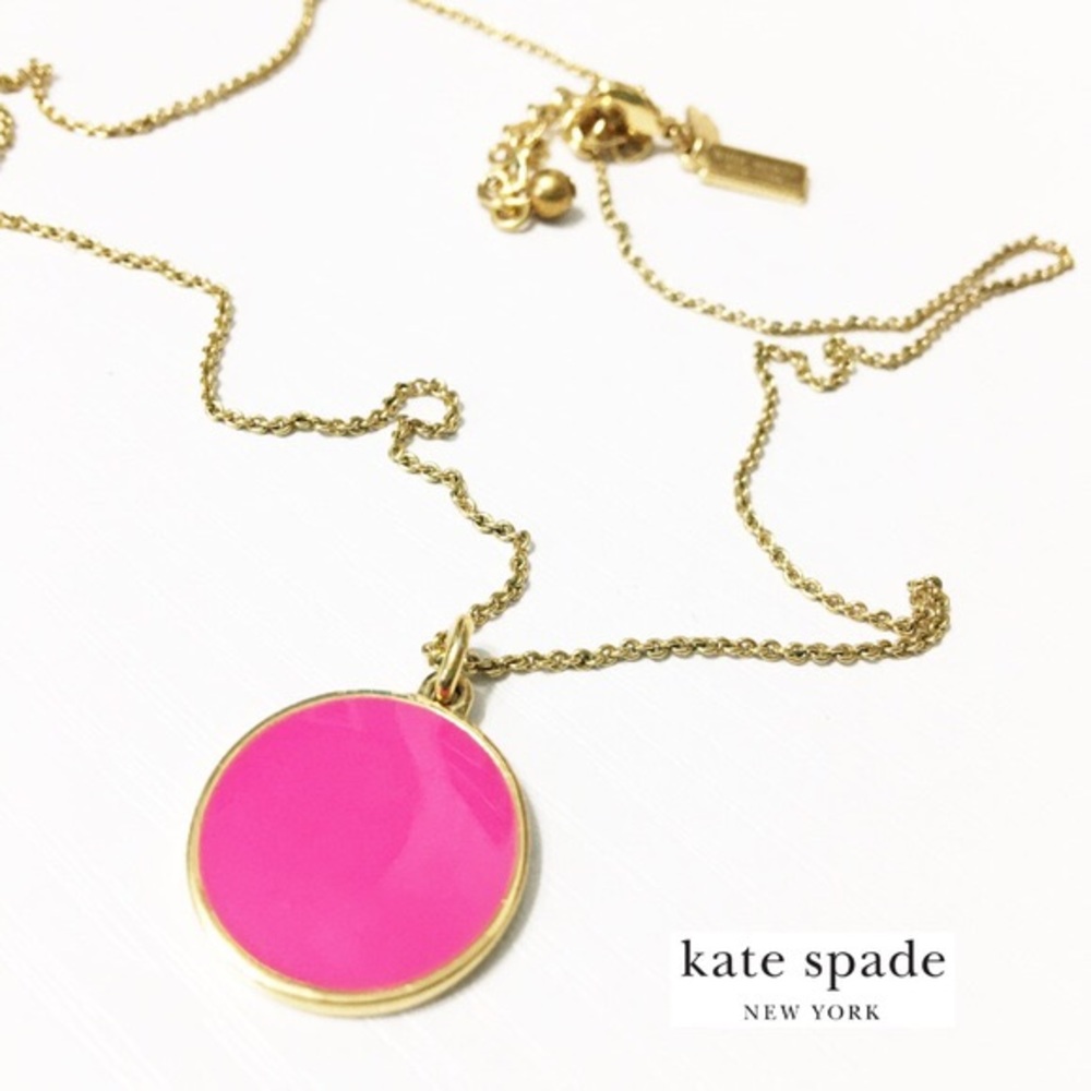 New Kate Spade “Think Pink” Idiom Necklace